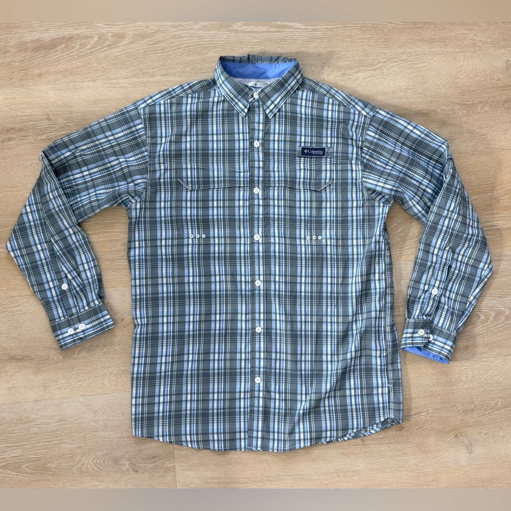 Columbia Super Low Drag Shirt Men’s Size M Performance Fishing Outdoor